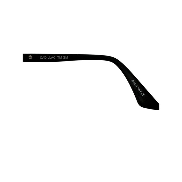 Cadillac CI1606 Black Silver TM GM Rectangle Full Rim Eyeglasses Frame - Picture 5 of 8